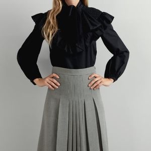 Zara Houndstooth skirt NWT S